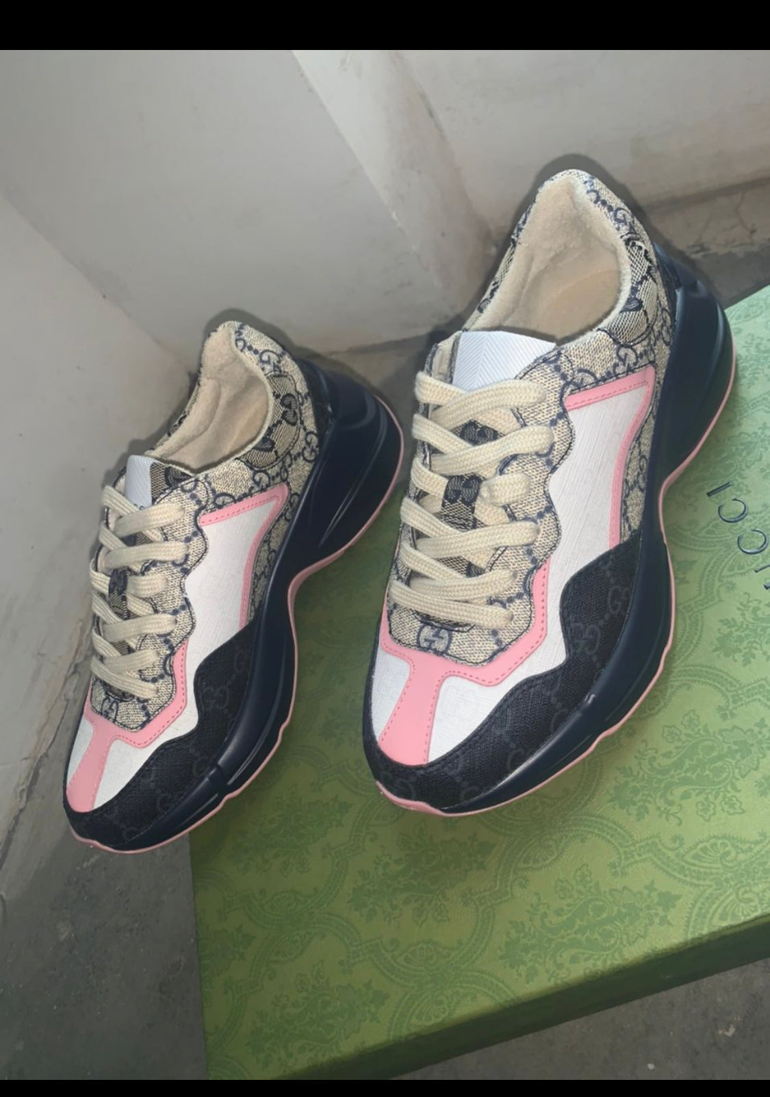 Sneakers Gg Rython rose facture