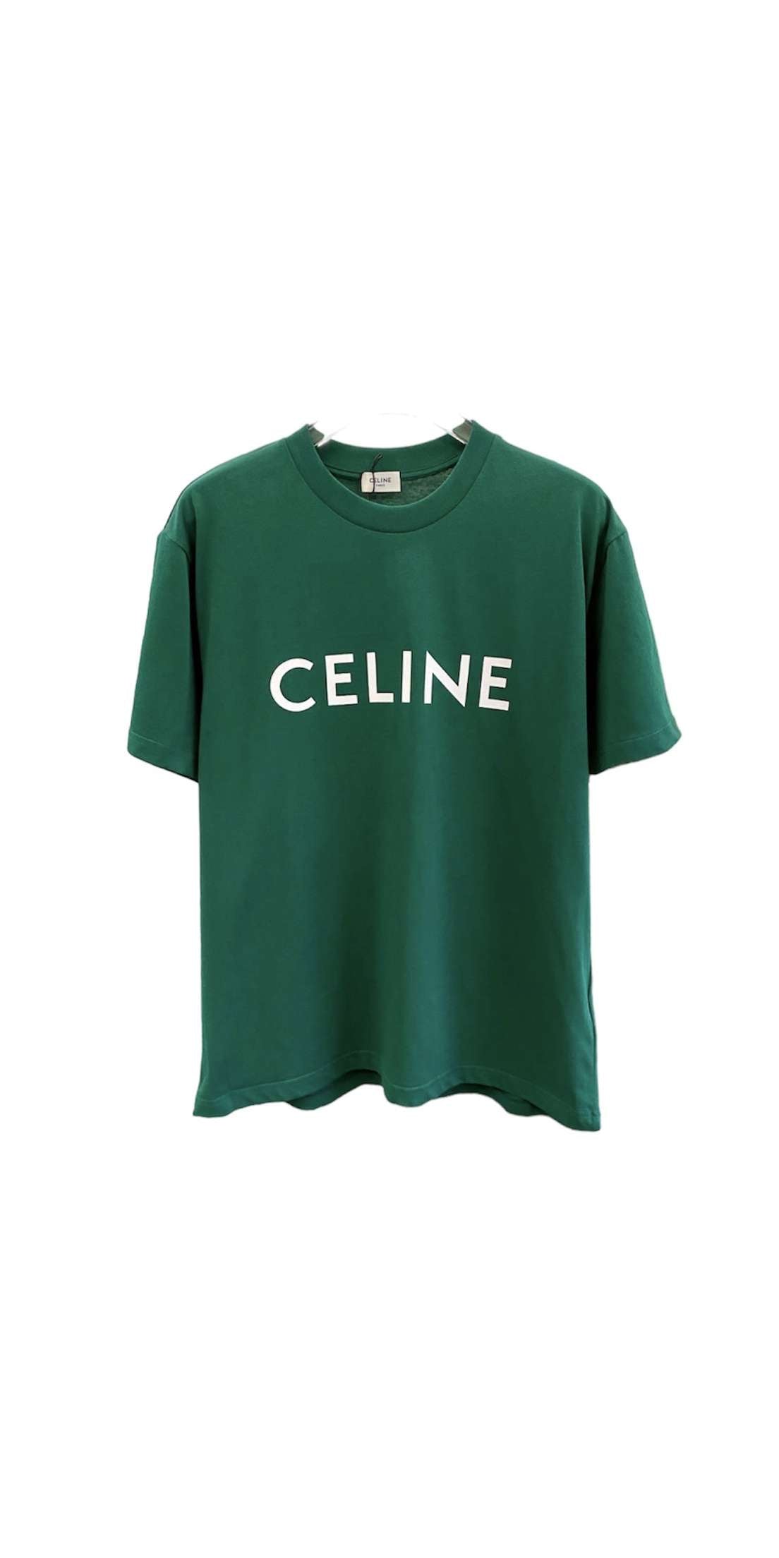 Celine grünes T-Shirt