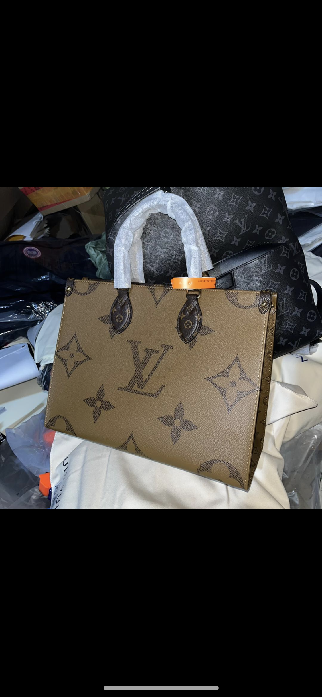 Lv OnTheGo braune Rechnungstasche