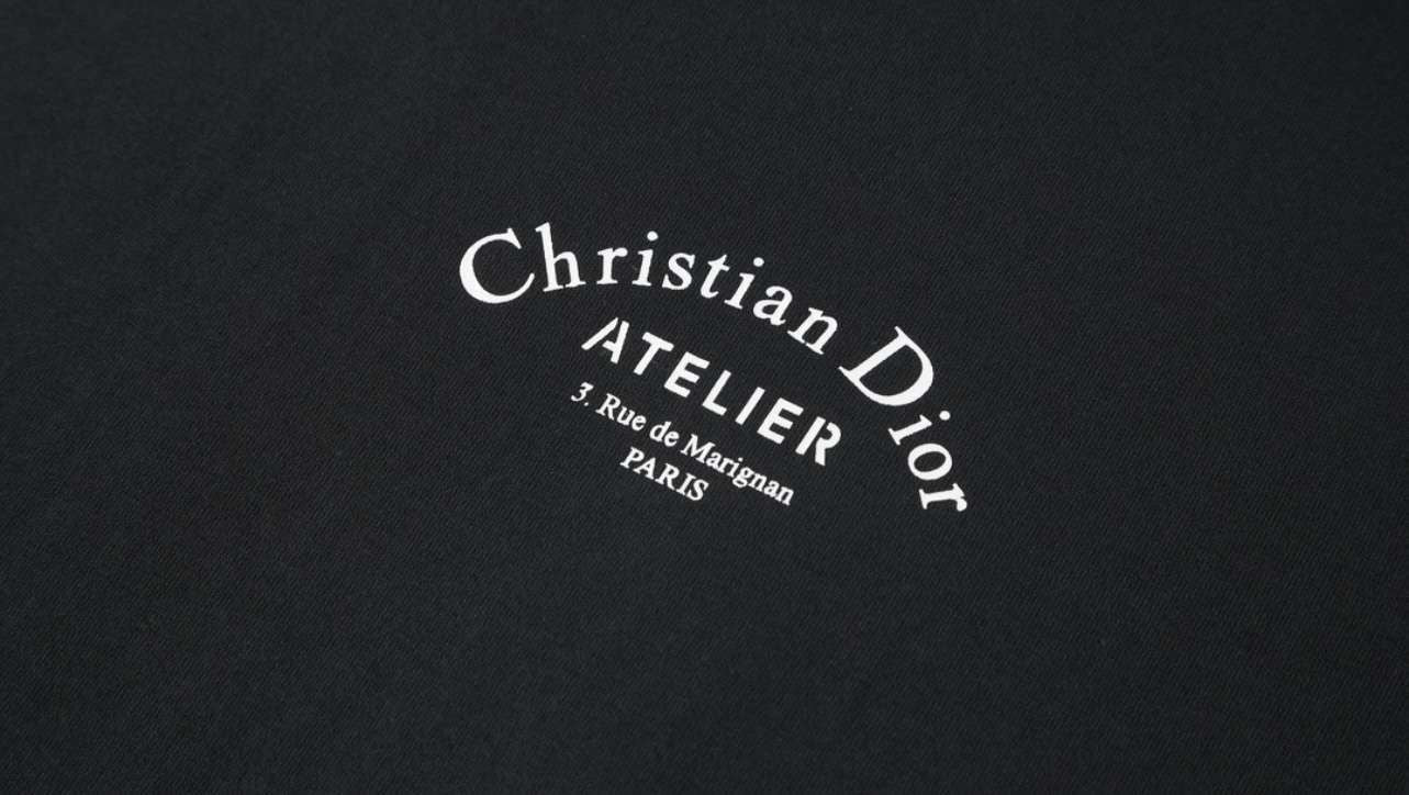 T shirt CD atelier noir