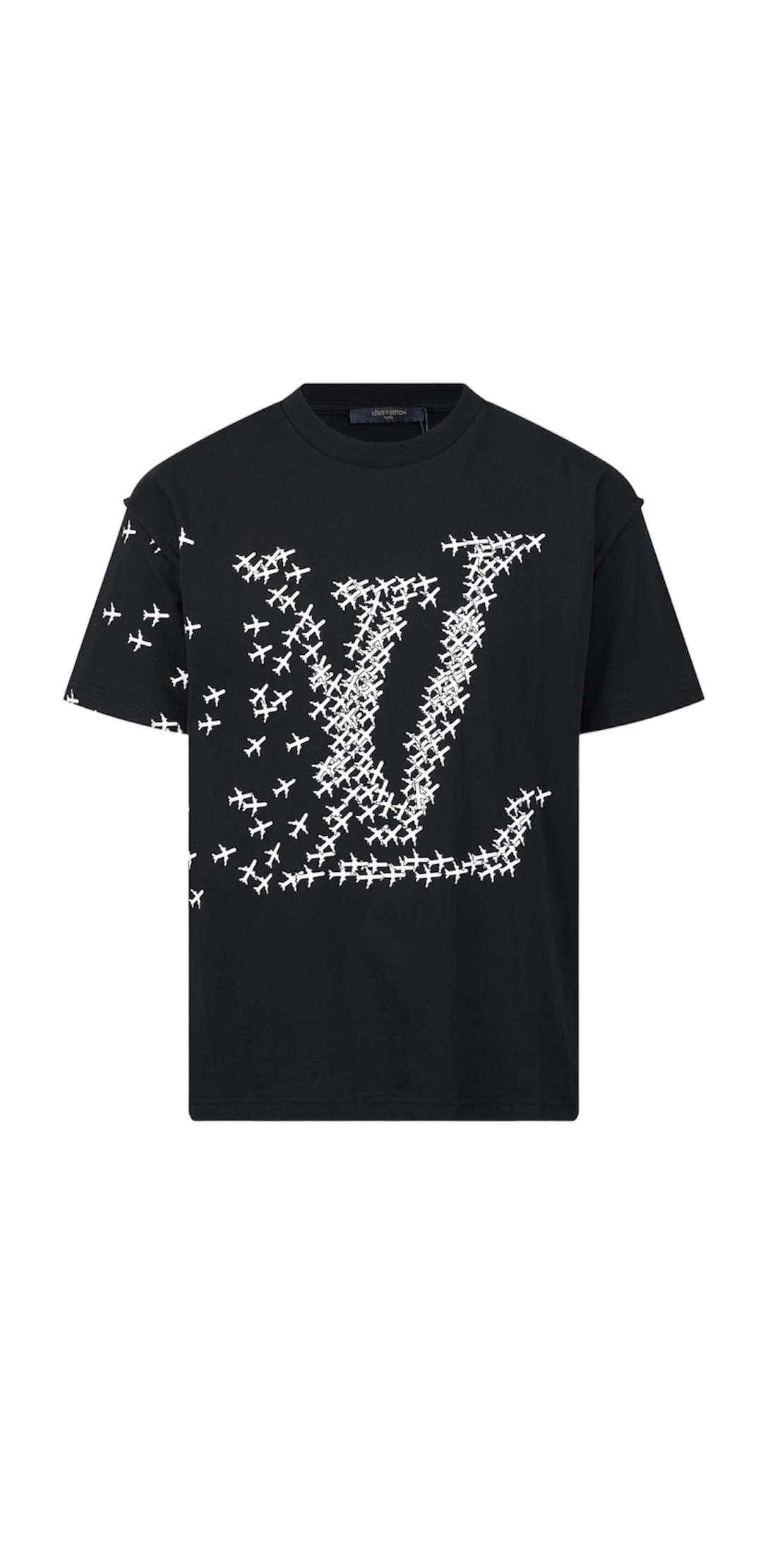 T shirt Lv aviateur noir