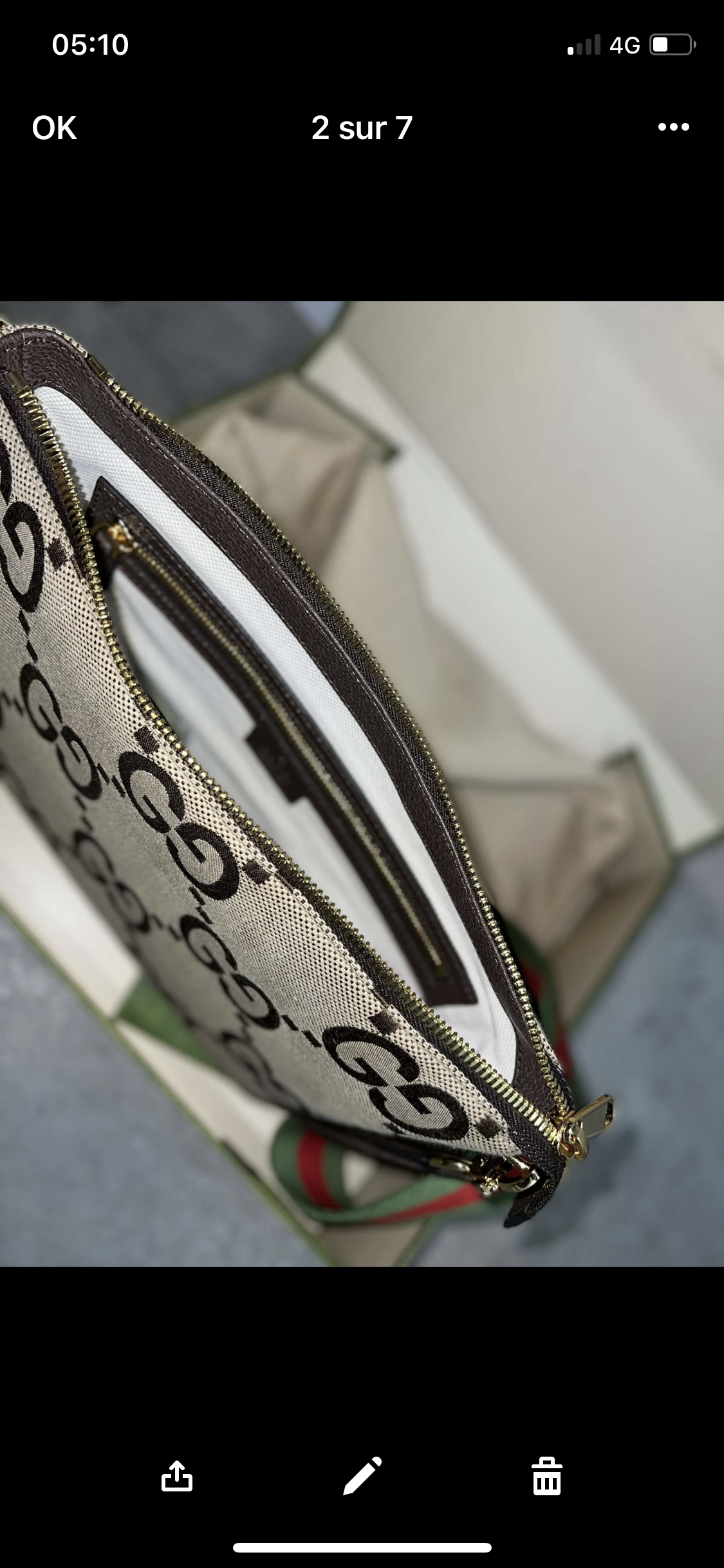 Gg jumbo invoice bag