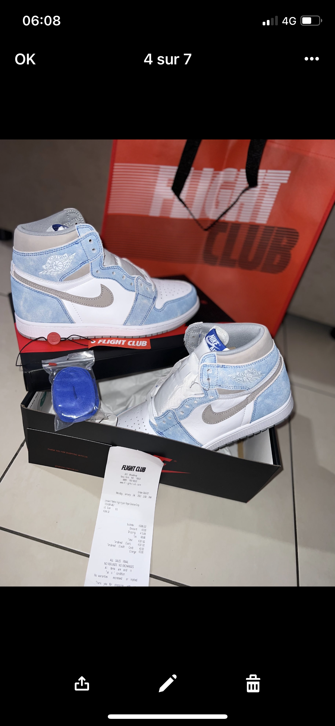 AJ Hyper Royal Flight Club 1:1-Authentifizierung ✔️ Rechnung