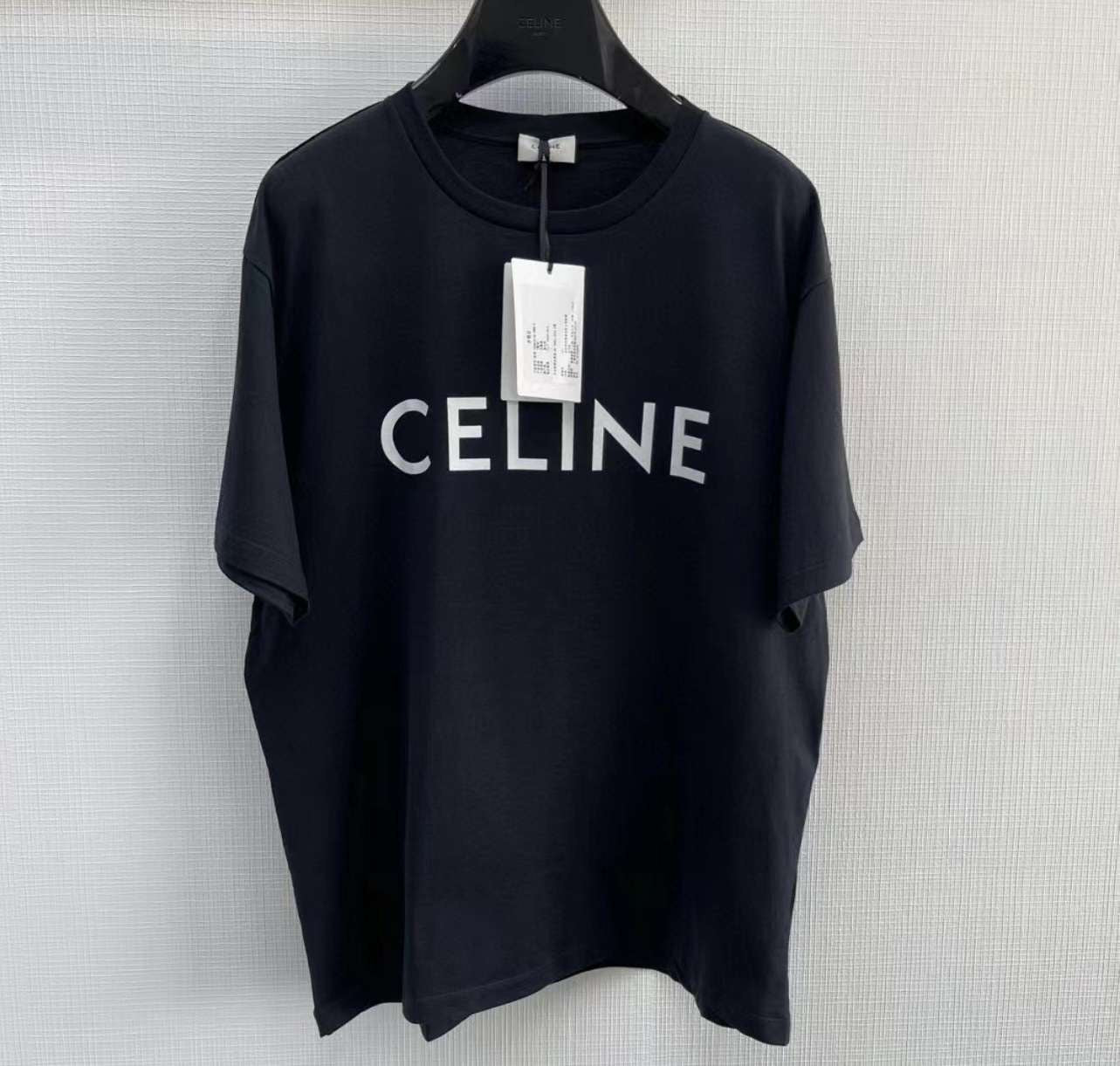Schwarzes Celine-T-Shirt
