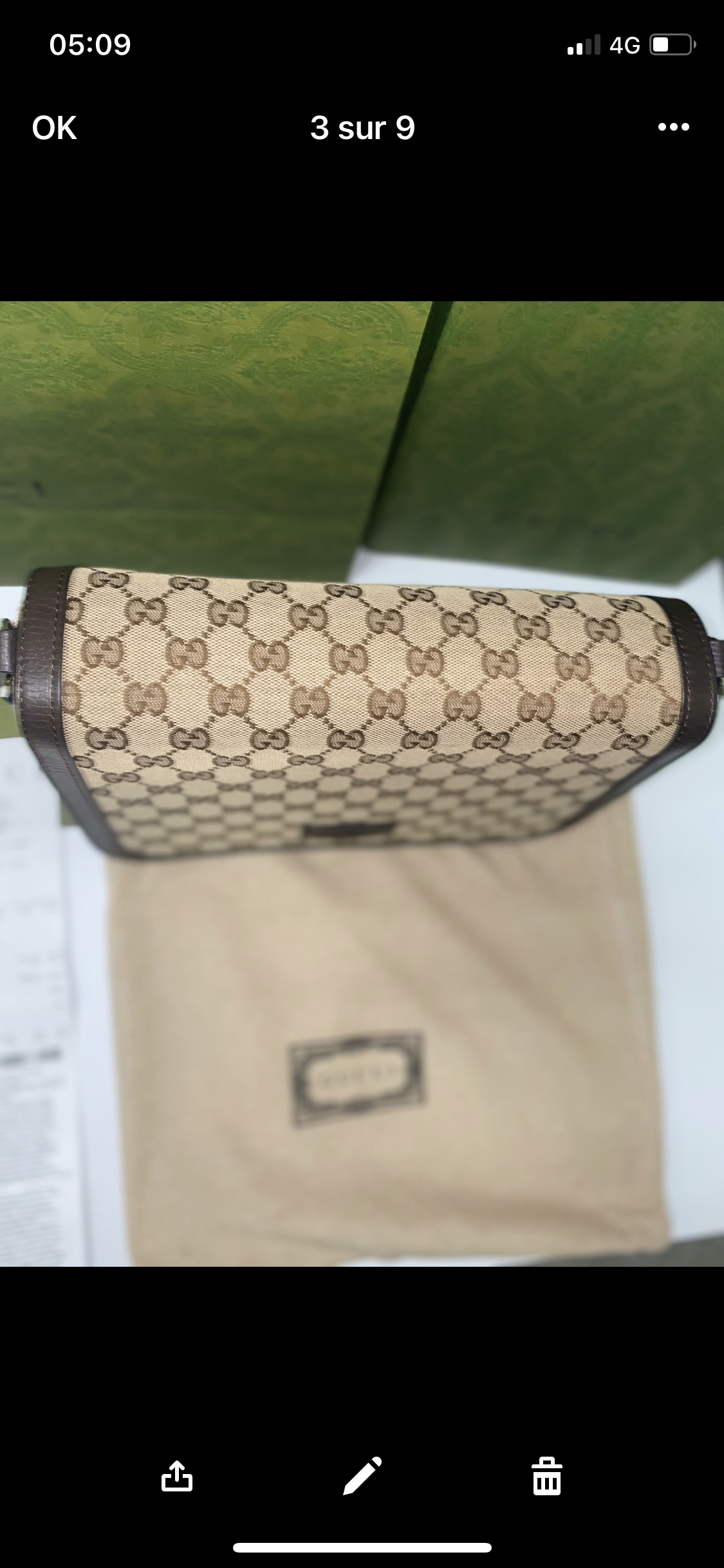 Gg bag old collection invoice