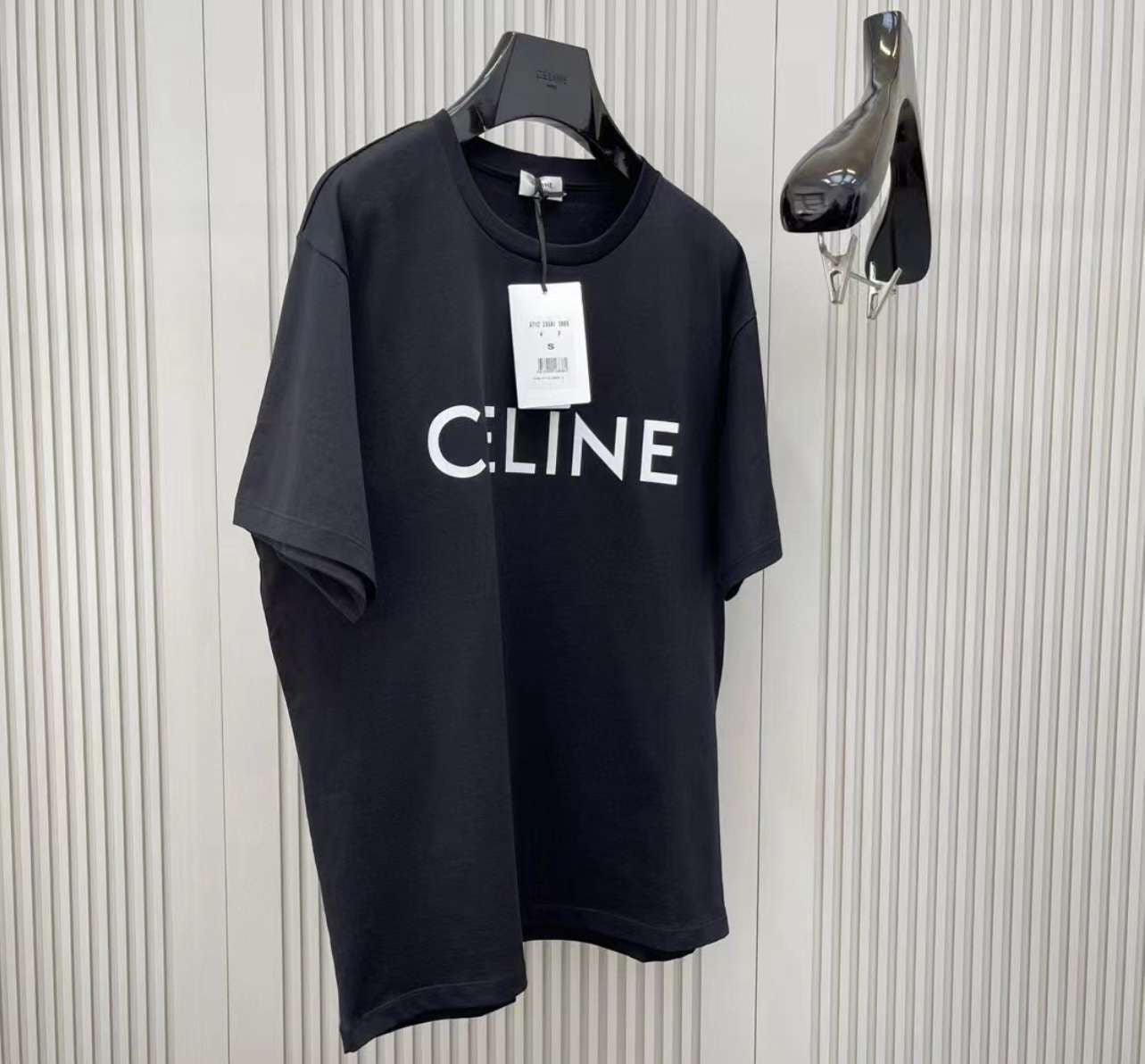 Schwarzes Celine-T-Shirt