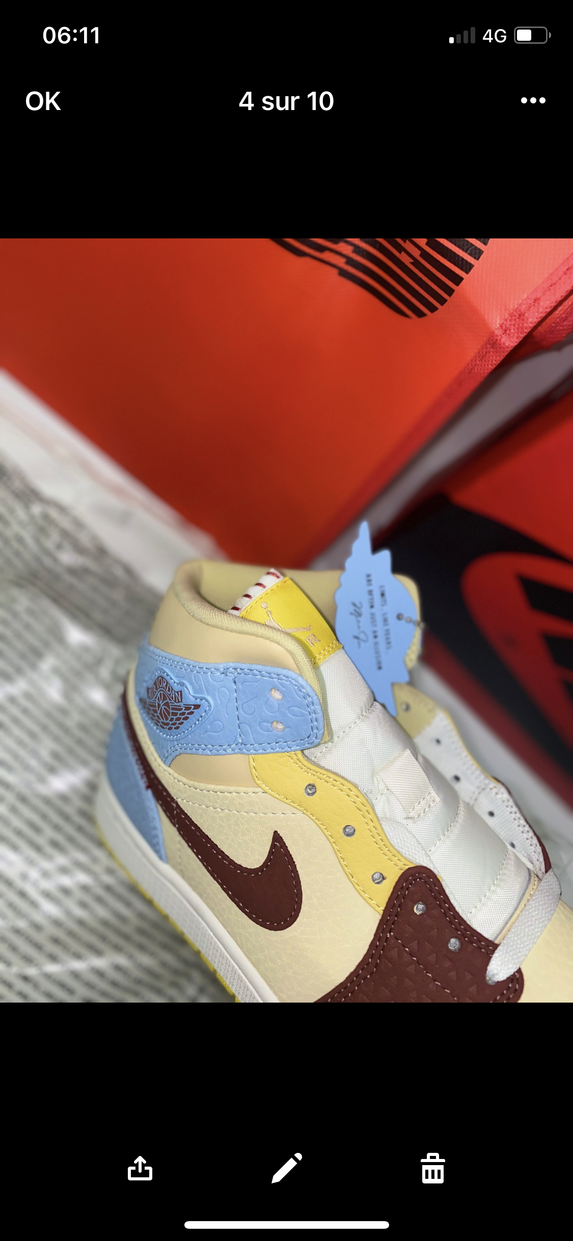 AJ Château Rouge Flight club Authentification ✔️ Facture