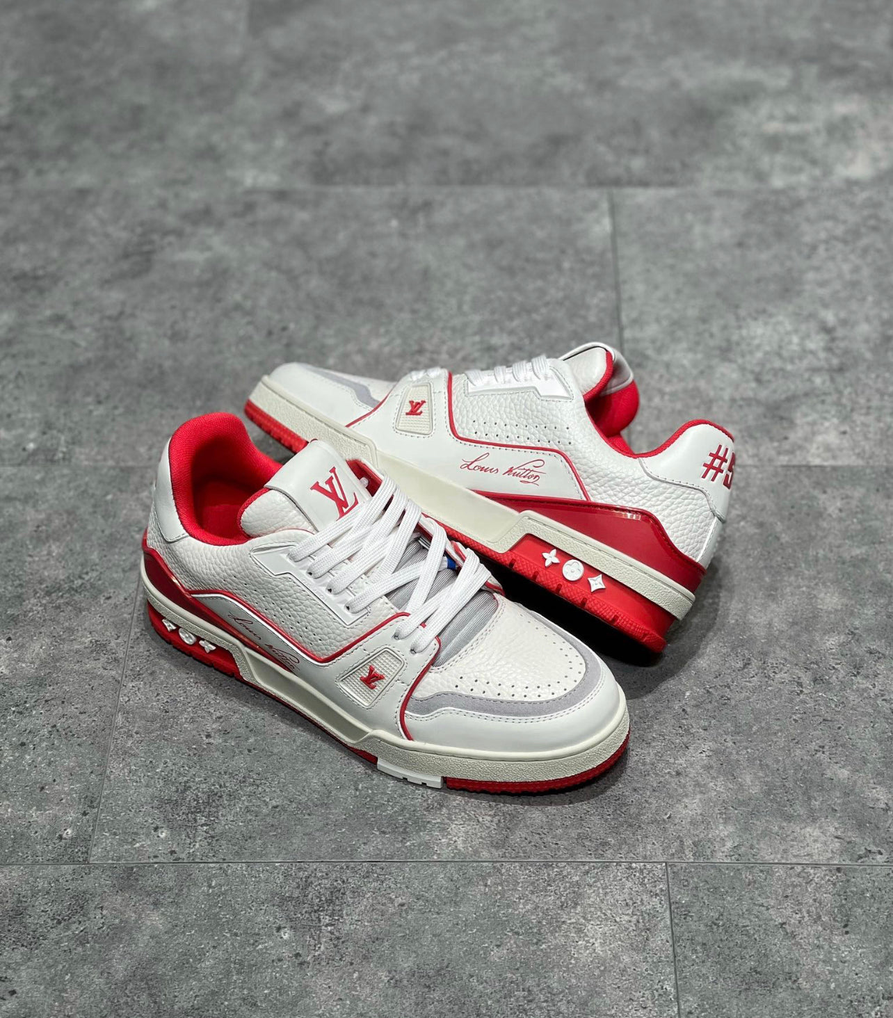 Sneakers Lv trainers rouge facture