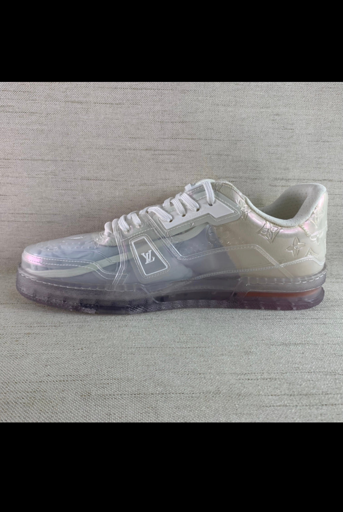 Sneakers Lv trainers transparent facture
