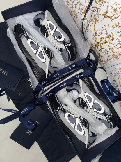 SNEAKERS B30 V3S VERSION BIEN LISSE GRIS BLANC RÉFLECTIVE RÉACTION CORRECTES   FACTURE PACKAGING COMPLET