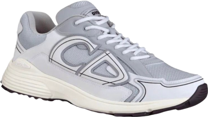 SNEAKERS B30 V2 VERSION BIEN LISSE WHITE GREY RÉFLECTIVE RÉACTION CORRECTES  FACTURE PACKAGING COMPLET