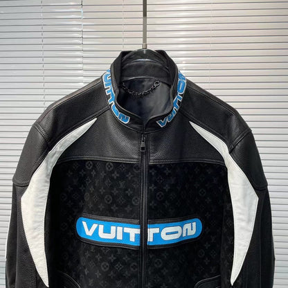 Veste Lv FULL CUIR LEATHER VRAI LEATHER BLACK
