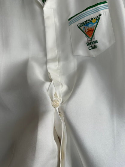 METAPHYSICAL TENNIS ICON SHORT SLEEVE SILK SHIRT ensemble
