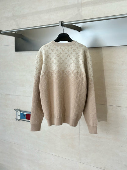 Pull col rond Lv beige 2026