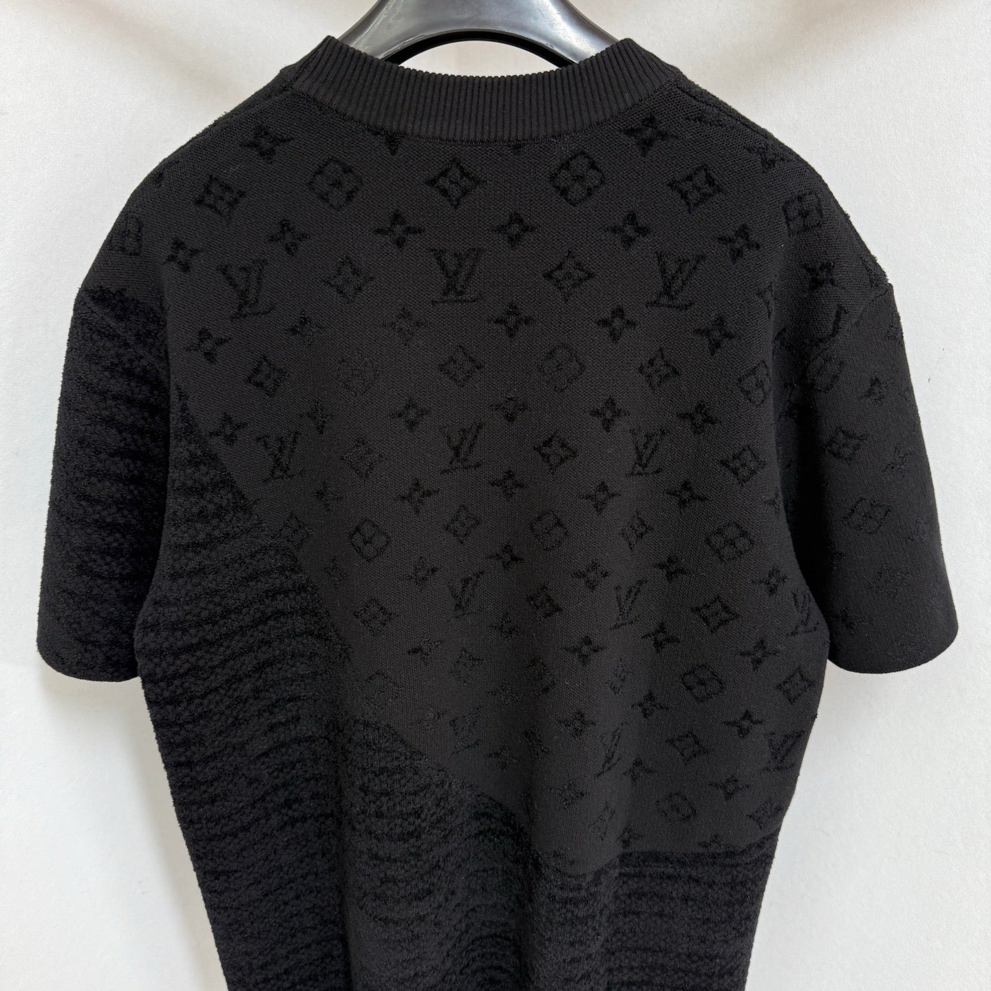 Tee-shirt en maille à motif jacquard
