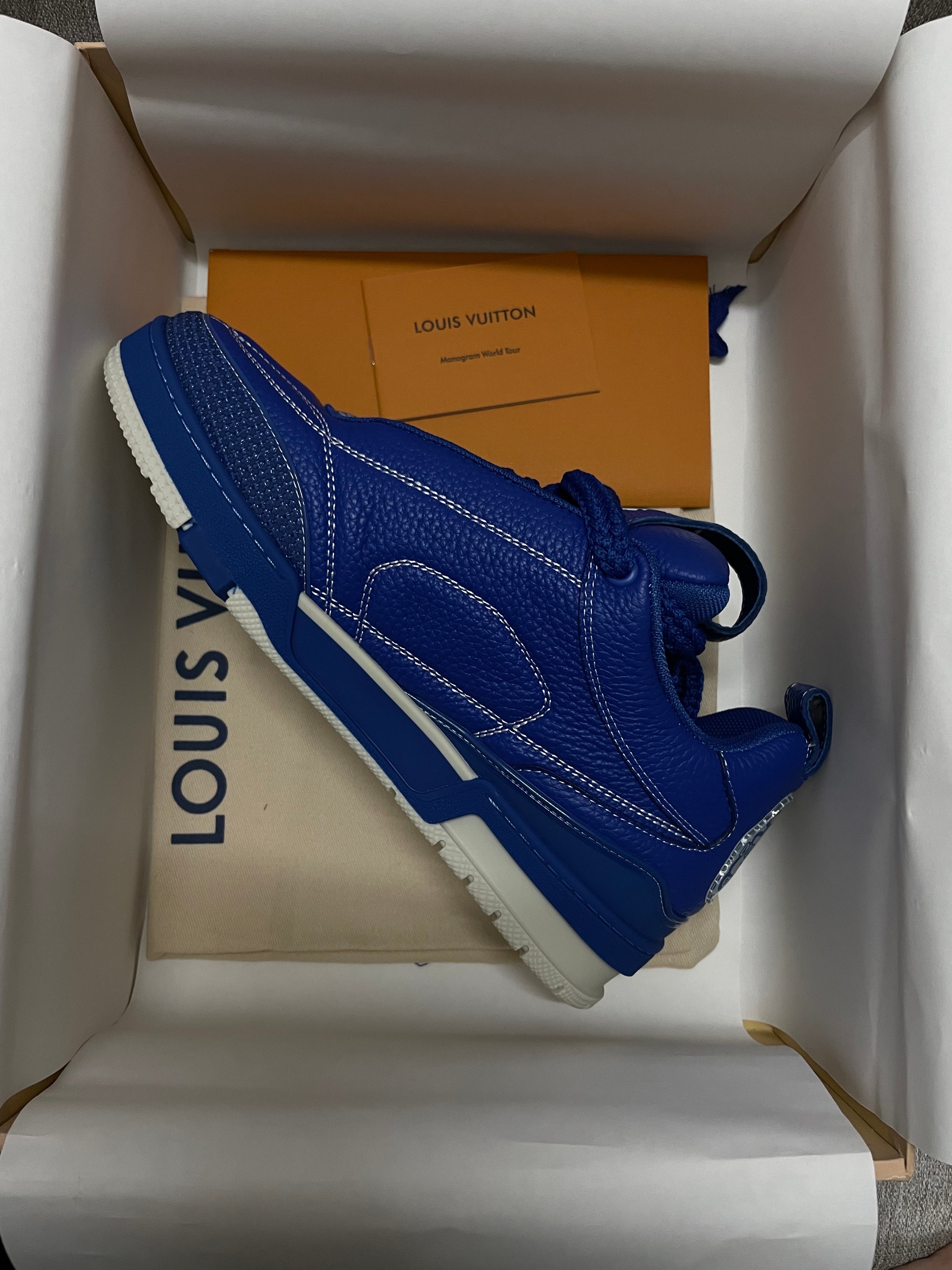 Sneakers  Lv Skate blue 10/10 facture
