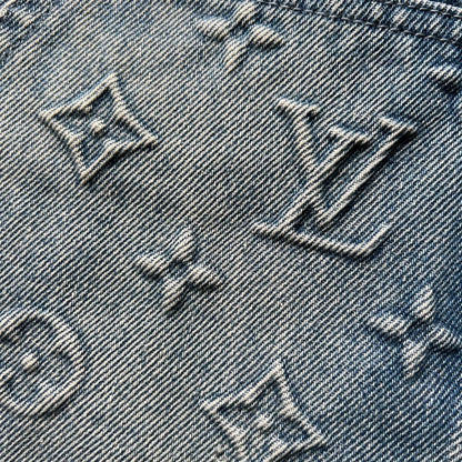 LV CARPENTIER DENIM KURZ BLAU