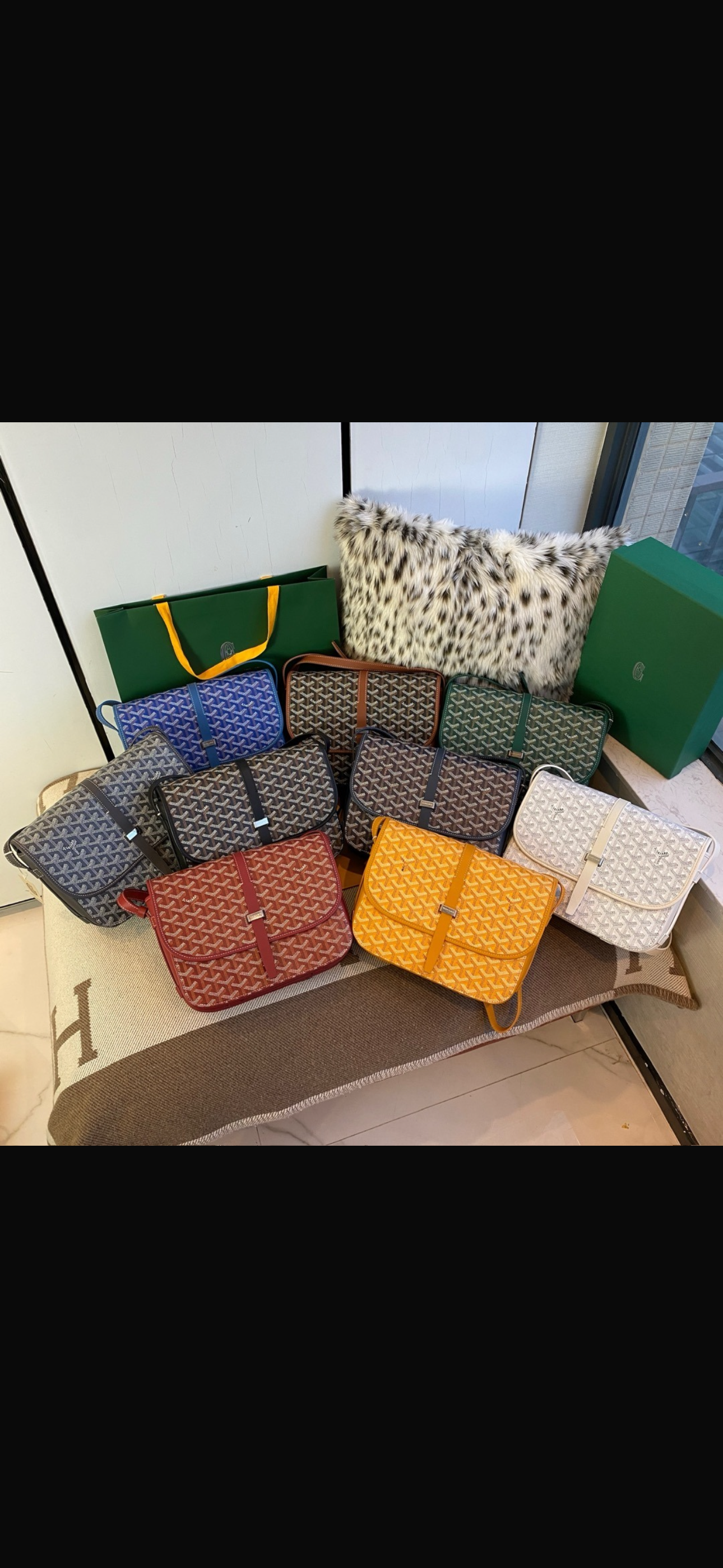 Sac Belvédère  édition blue Night leather cuir 10/10 facture