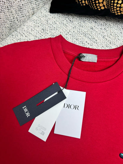 Sweatshirt CD AND LEWIS HAMILTON molleton de coton rouge
