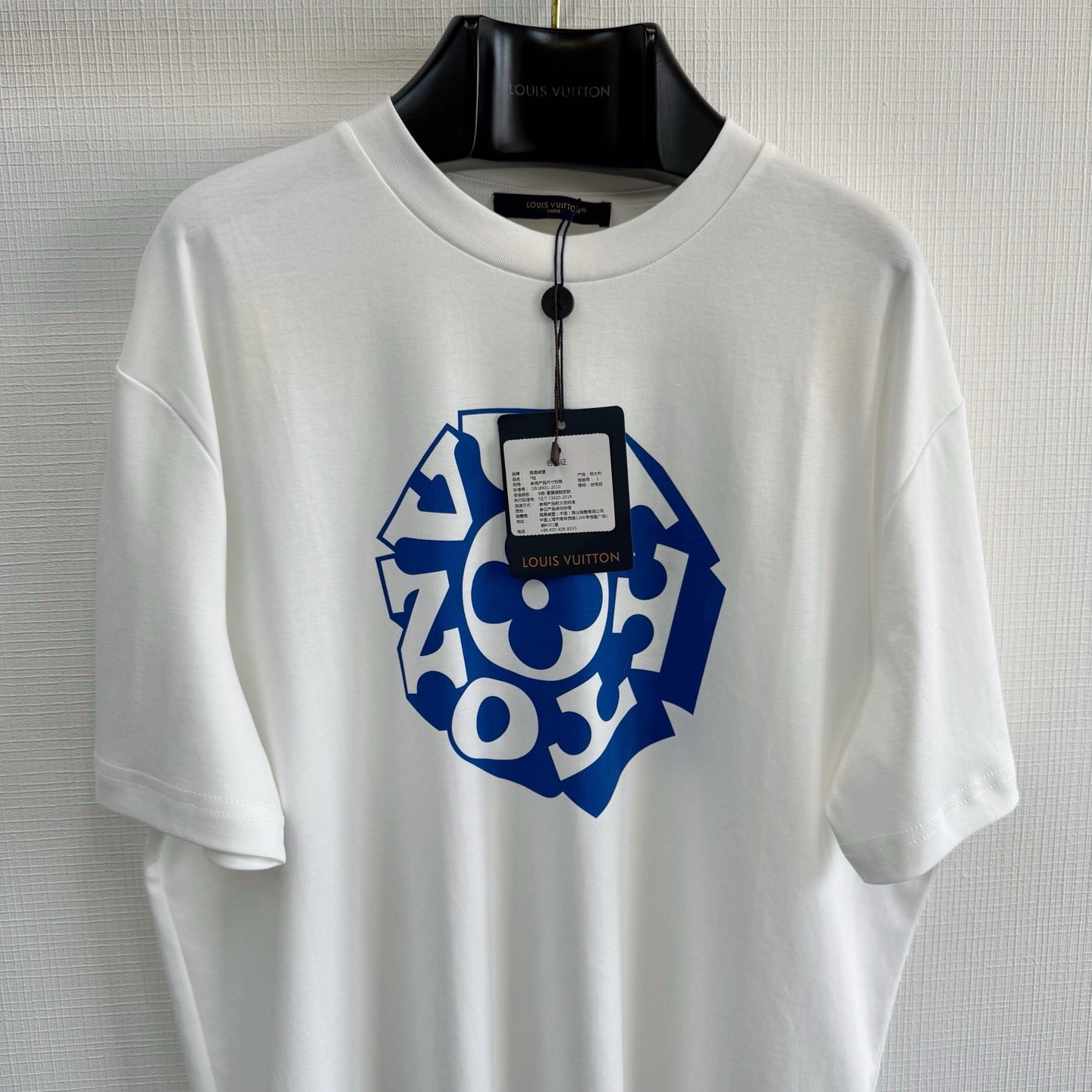 Tee-shirt à signature imprimée lv