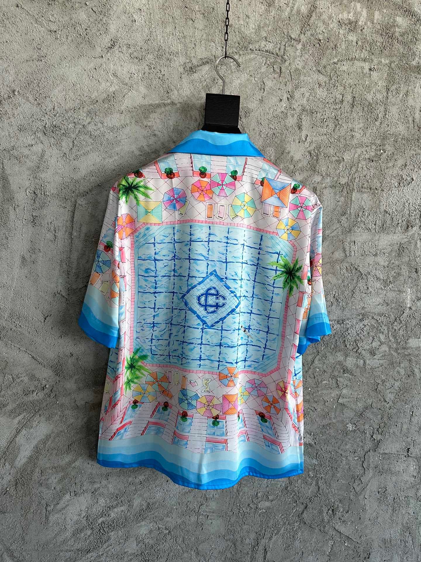 Casa ensemble chemise le plongeon soie