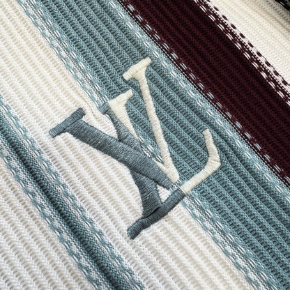 Chemise manches courtes rayée en crochet lv 10/10