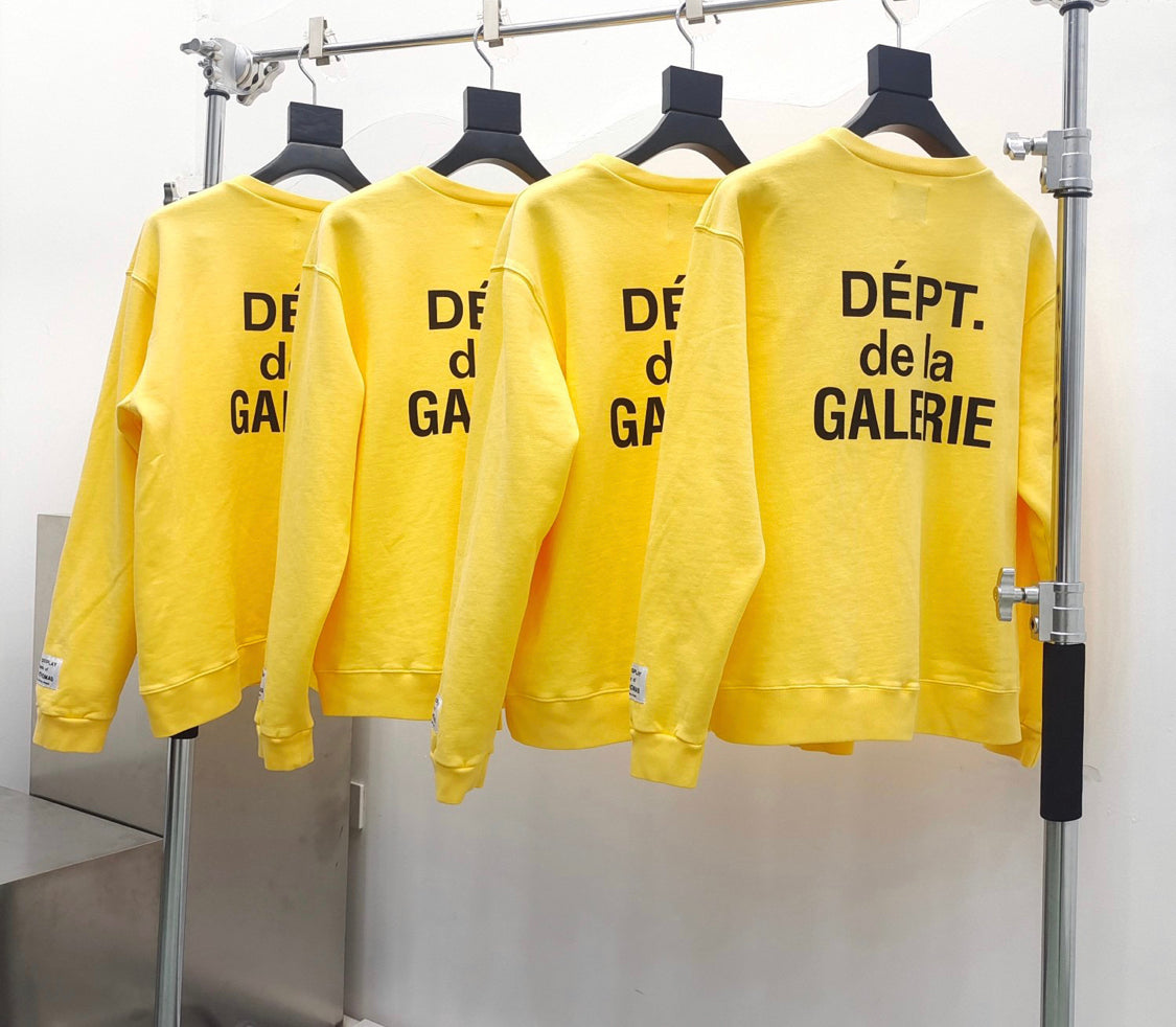 Gelber Schweiß Galerieabteilung fr