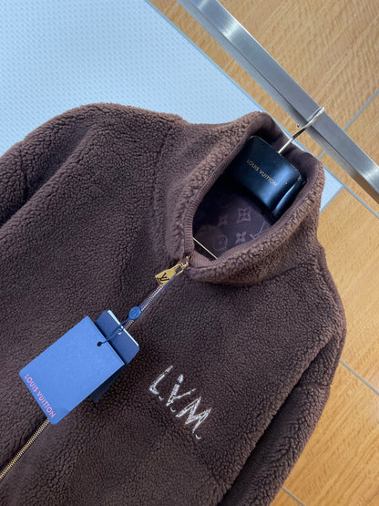 Blouson polaire fermeture éclair Lv