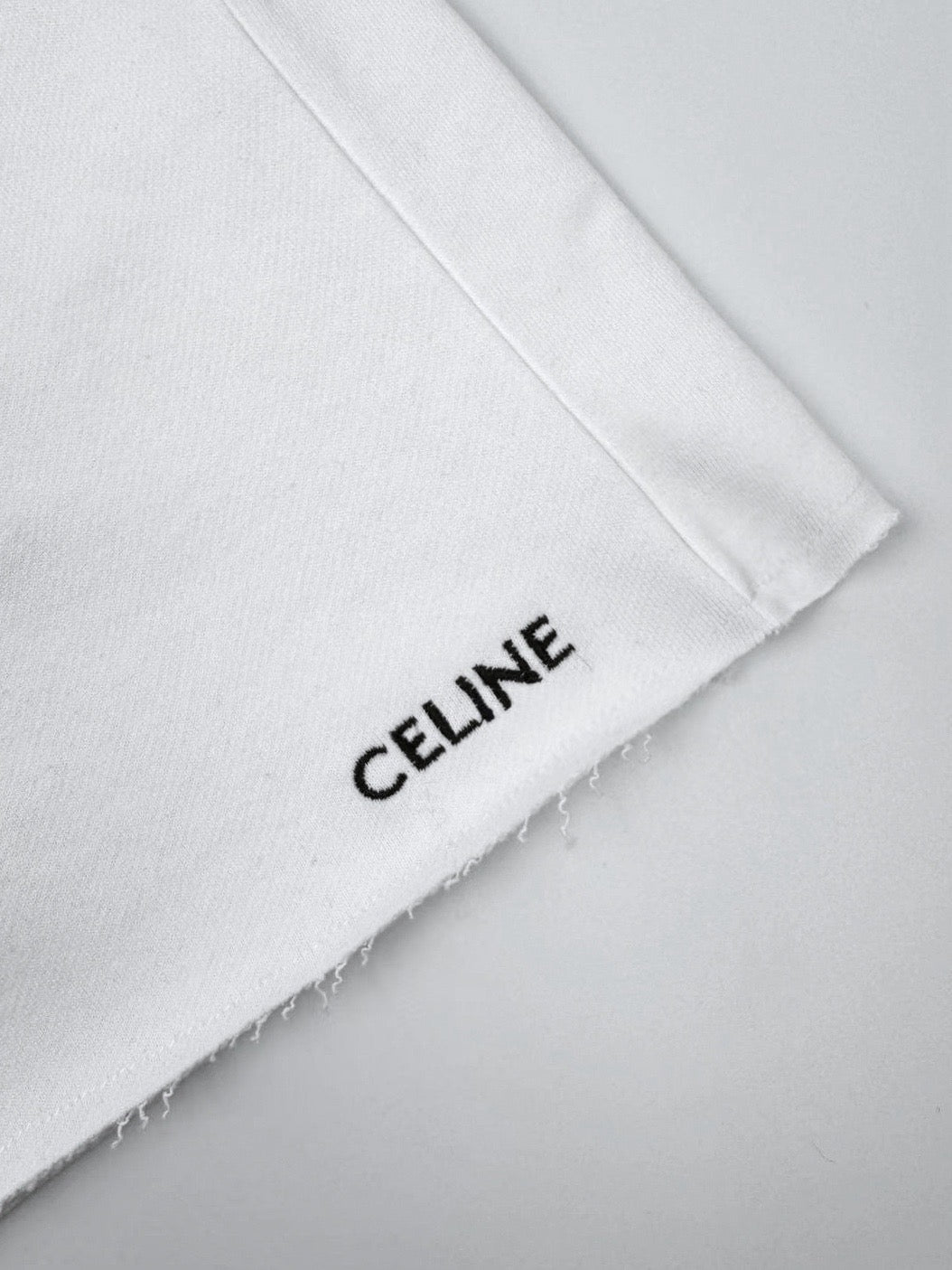 Weiße Cln-Shorts