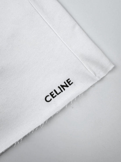 Weiße Cln-Shorts
