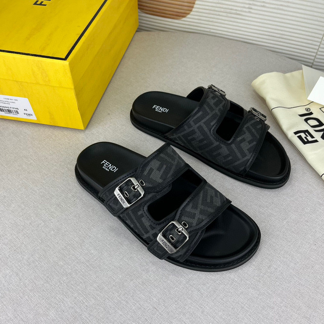 FND Feel Sandales en tissu FF black