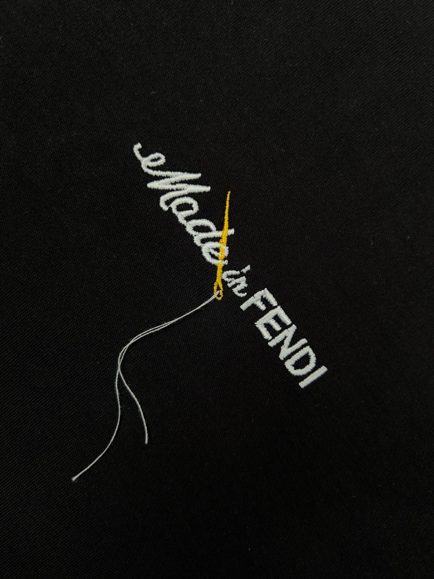 FF Black Cotton T-Shirt