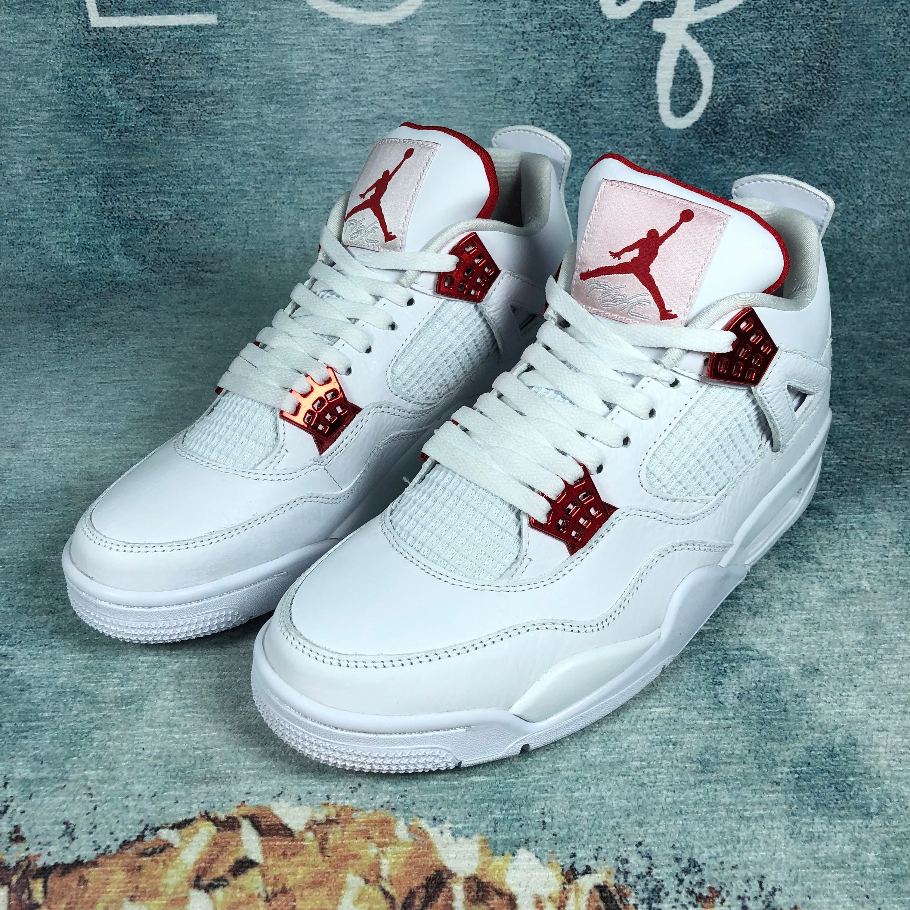 Aj4 Metalic Red 1:1 STOCK X AUTHENTICATION ✔️