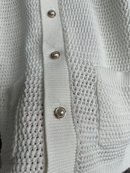 Tennis crochet shirt ensemble