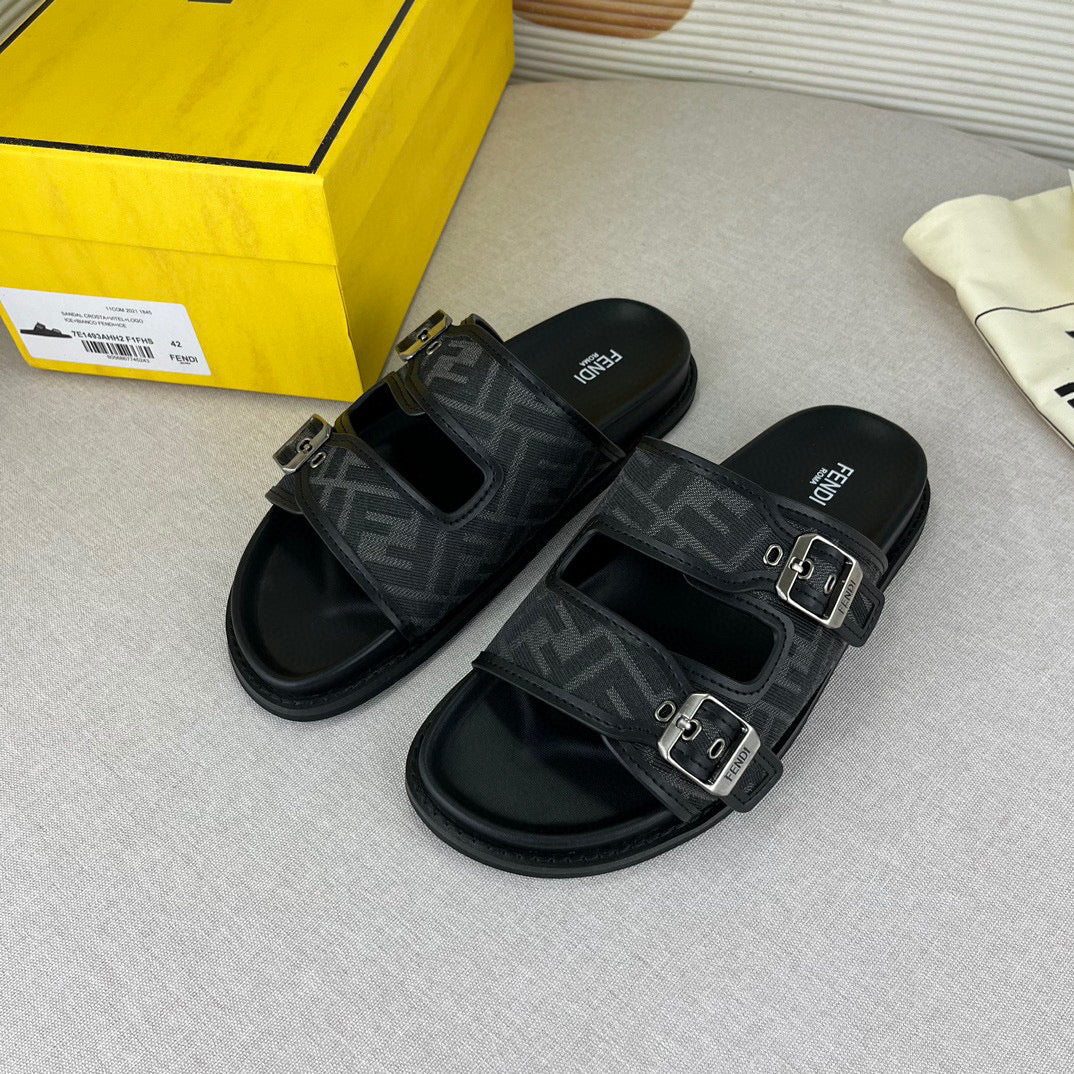FND Feel Sandales en tissu FF black