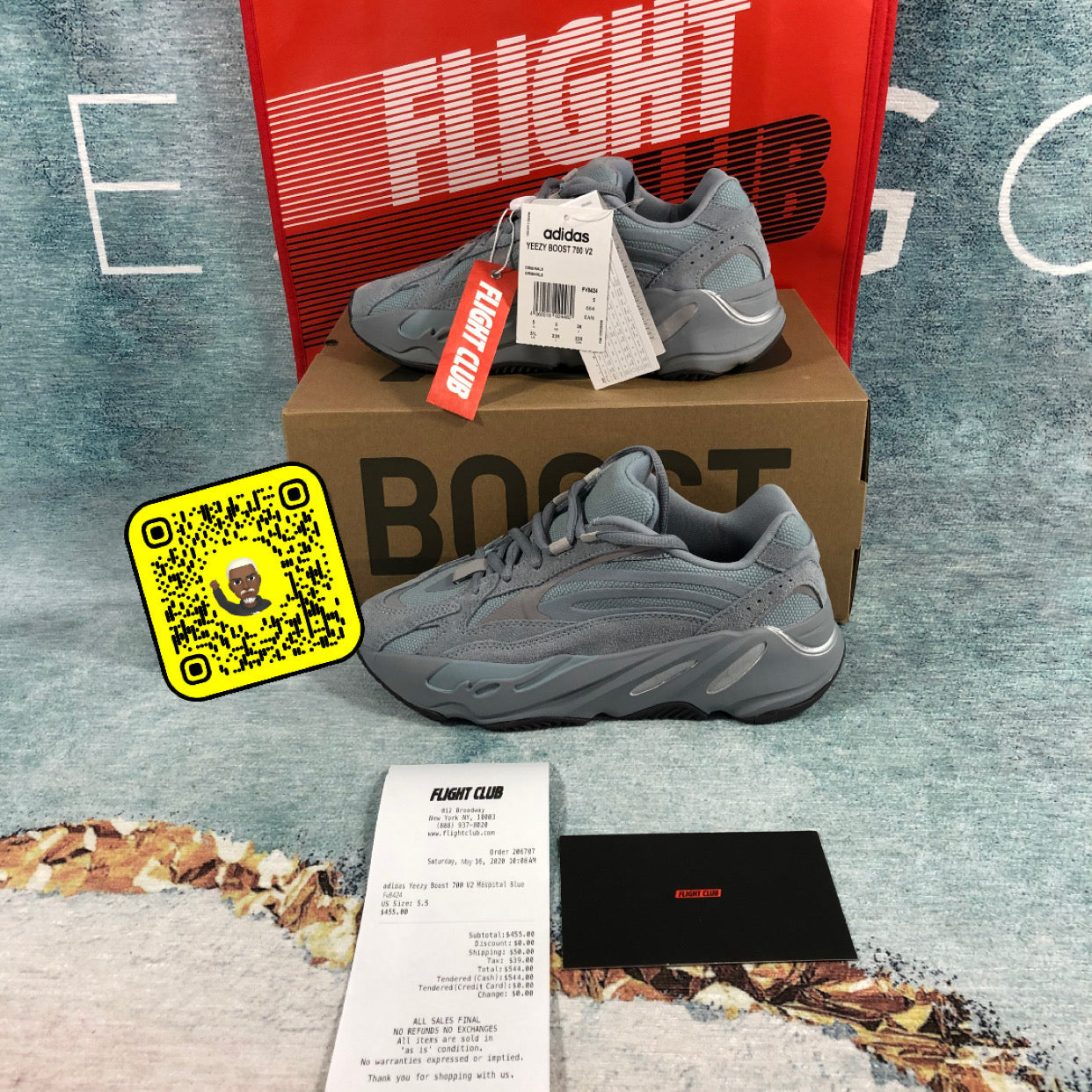 Yz 700 V2 hospitalblue Flight club Authentification ✔️ 1:1