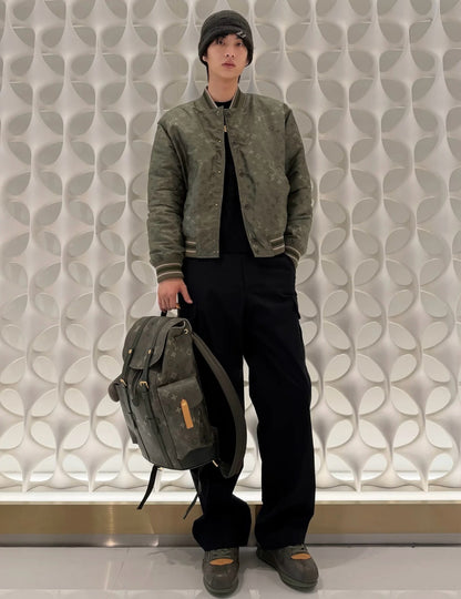 Bomber Monogram lv Kaki 10/10