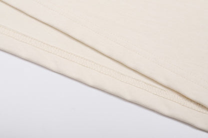 T-shirt beige à petit logo ami de cœur beige