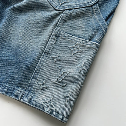 LV CARPENTIER DENIM KURZ BLAU