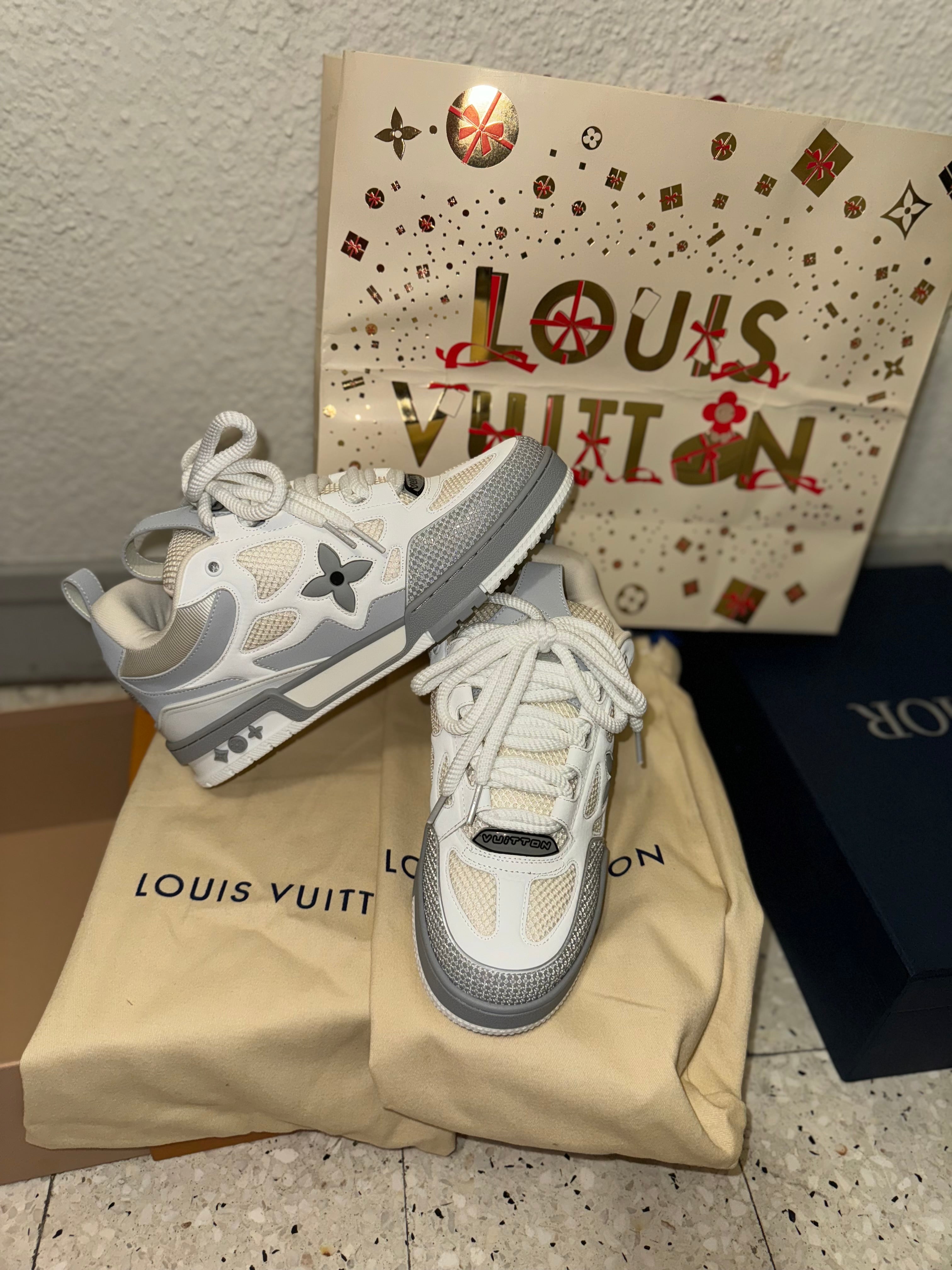 Sneakers  Lv Skate grey 10/10 facture