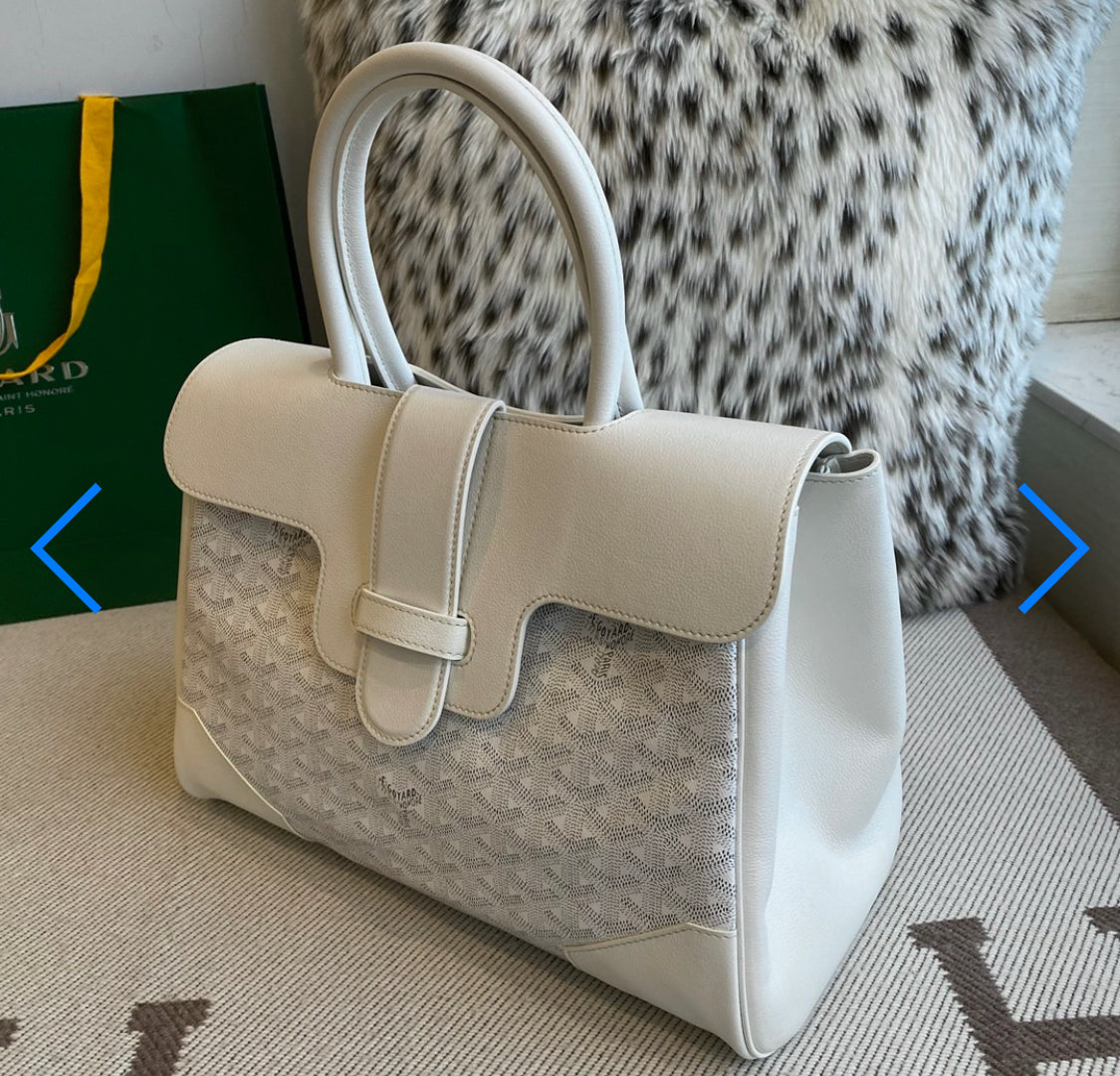 Sac cabas Saigon white facture