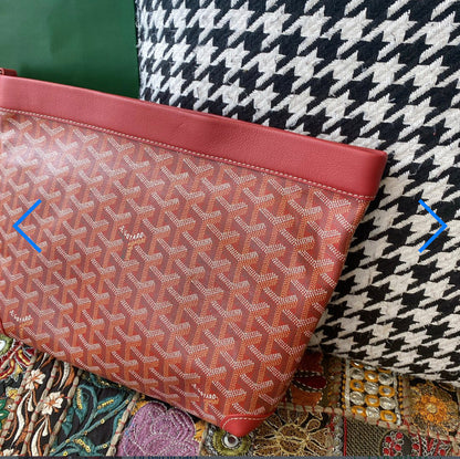 Conti red bill pouch