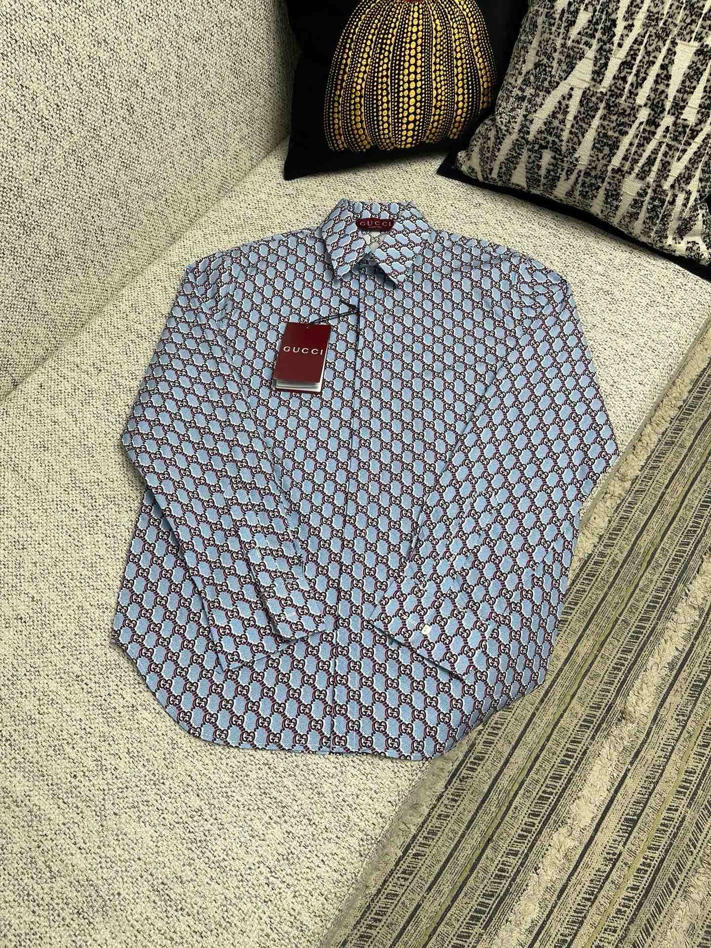 Chemise GG coton imprime