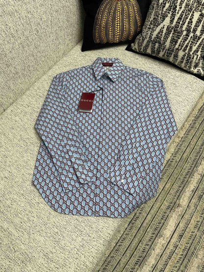 Chemise GG coton imprime