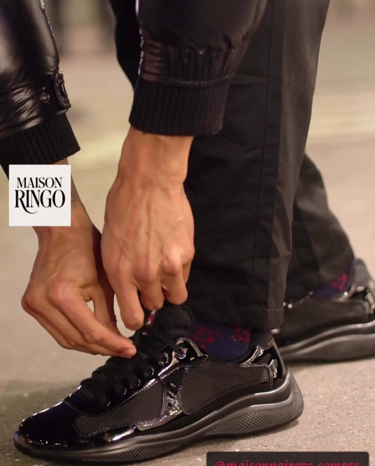 Sneakers Prd America ´ s Cup  tissu bike lisse black 10/10 V3S 📦⚡️🚚