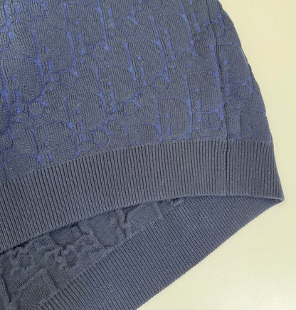 Pull Cd oblique  ecru bleu