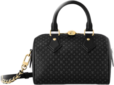 Black speedy shoulder bag 20 invoice