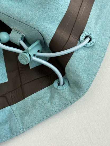 Veste imperméable en velours technique lv