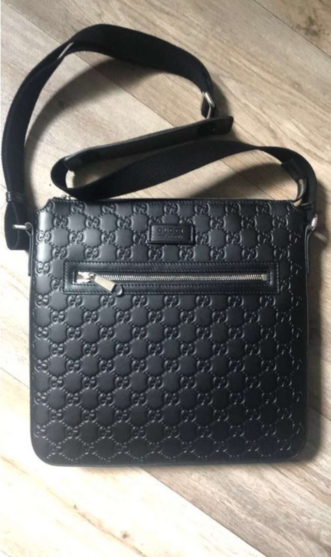 GG Pre-Owned sac à bandoulière Guccissima