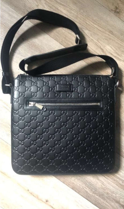 GG Pre-Owned sac à bandoulière Guccissima